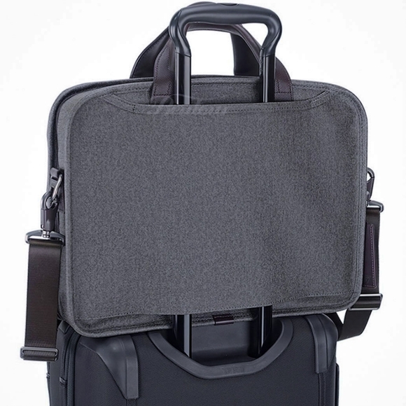 NWT TUMI RFID Anti-Theft Expandable Alpha 3 Anthracite Laptop Bag & Briefcase - Picture 6 of 9